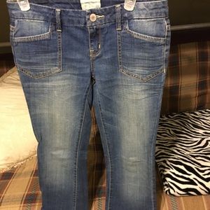 Aeropostale jeans size 3/4”hailey” flare denim jeans.